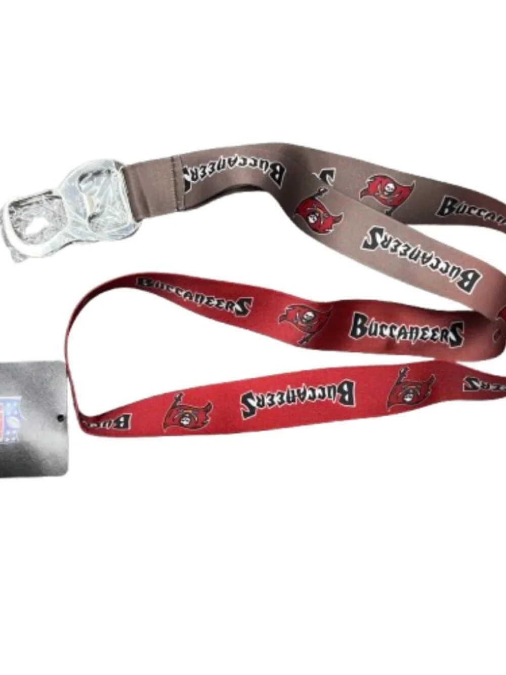 Tampa Bay Buccaneers Lanyard Bottle Opener Keychain Ombre NFL Official Merch